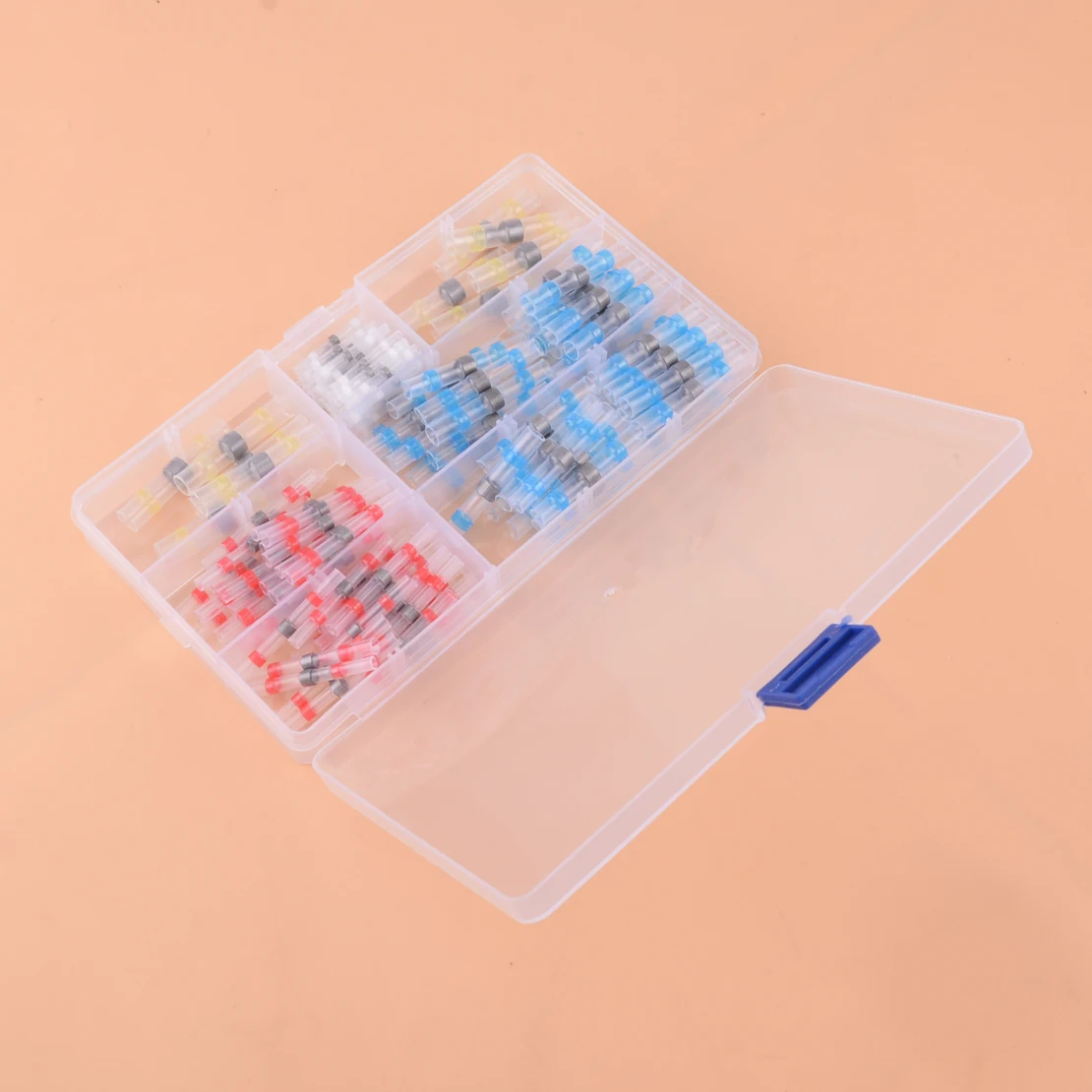 

100% new 150 pcs Waterproof Mix Solder Seal Splice Sleeve Heat Shrink Butt Wire Connectors Terminals