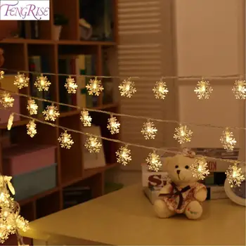 

Christmas Tree Decoration Christmas Snowflake String Light Merry Christmas Decorations For Home 2019 Xmas Navidad Decor New Year