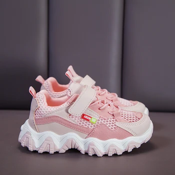 

Popular Kid Causal Trainer For Boy Breathable Children Girls Sneakers Hollow Kids Boy Sport Shoes Designer Jogging Shoes Girls