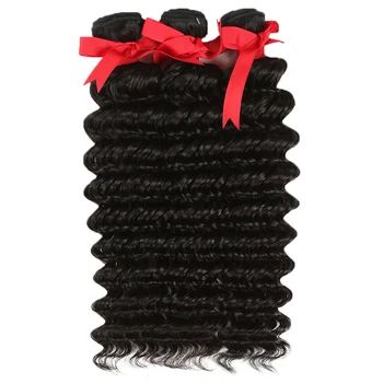 

Rebecca Fashion Hair Loose Deep Wave Bundles Deals 3 Bundles 100% Human Long Curly Hair Extensions Brailian Hair Bundles Remy