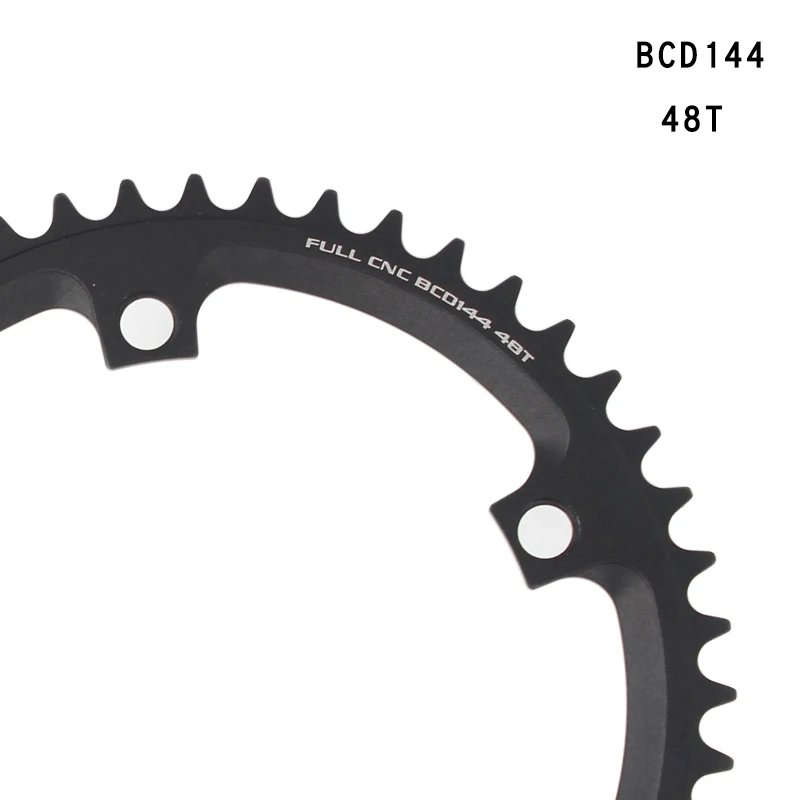 Bicycle Hollowed-out Tooth Plate Parts Aluminum Alloy BCD 144 48T  Bike Chainring