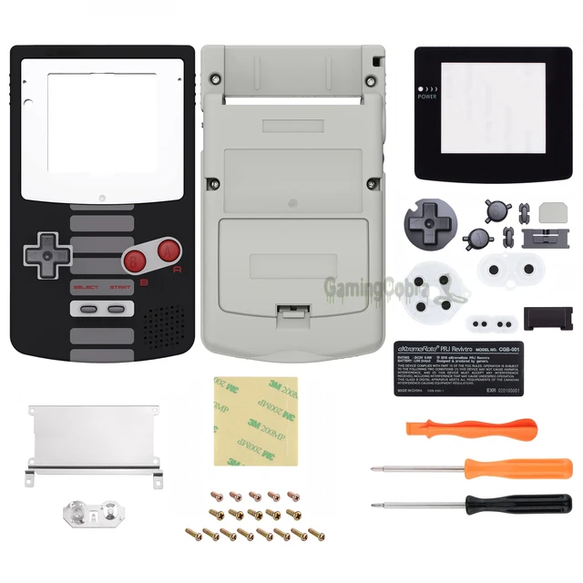 eXtremeRate IPS Ready Upgraded Classics NES Style GBC Replacement Shell Full Housing with Buttons for Gameboy