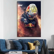 Wall Art Canvas F1 Car Racer MaxVerstappen V3 13 Poster Painting Modern Home Decoration Picture Print Bedroom Artwork Framework