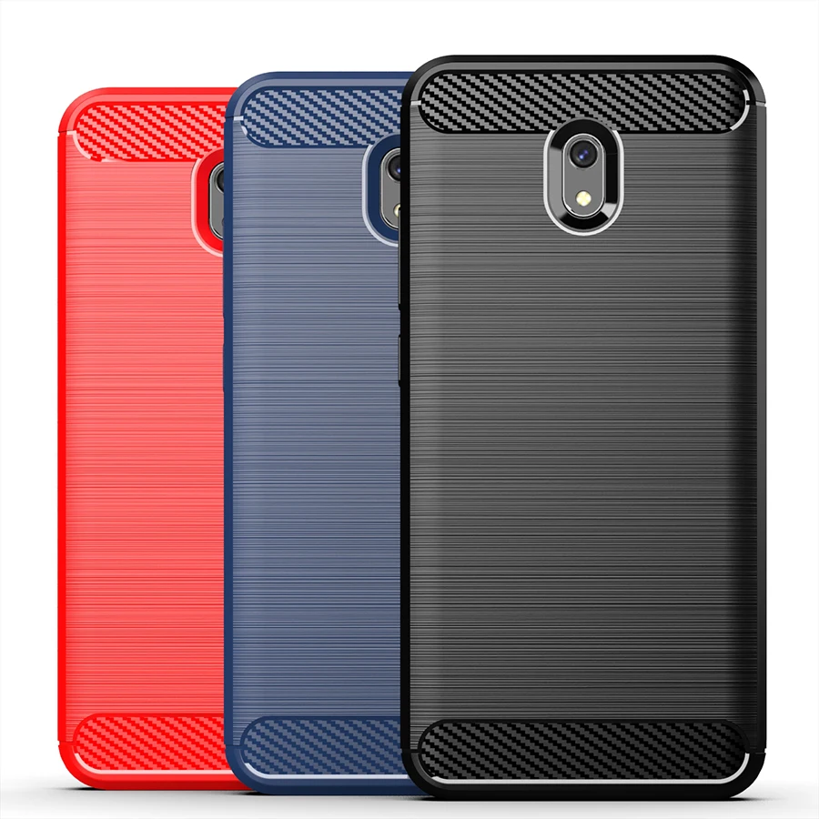 Чехол RIJOW для Xiaomi Redmi 8 9 9A 9C чехол 8A из углеродного волокна ТПУ противоударный
