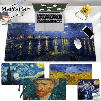 

MaiYaCa New Printed Van Gogh Comfort Mouse Mat Gaming Mousepad Rubber PC Computer Gaming mousepad