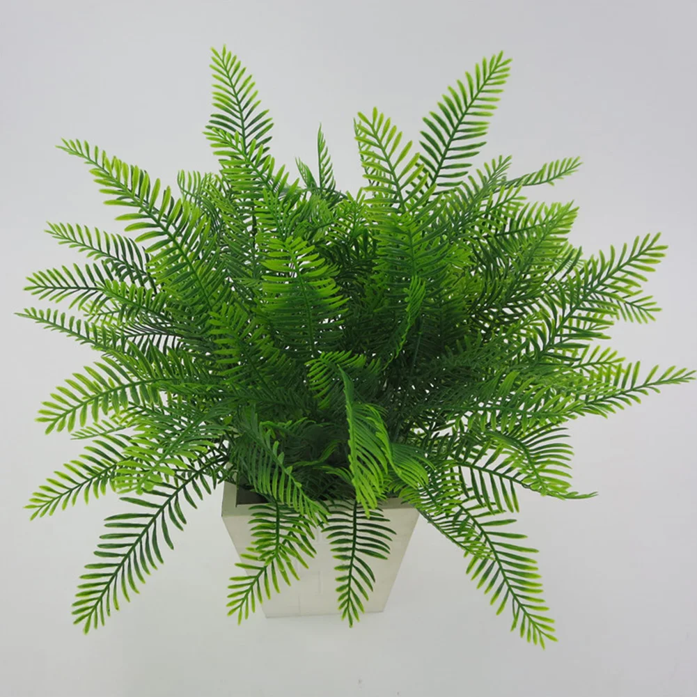 Simulation Wedding Bouquet Decorative Artificial Plant Wall Hanging Persian Leaves Home Party Office Shop Floral Fern Grass