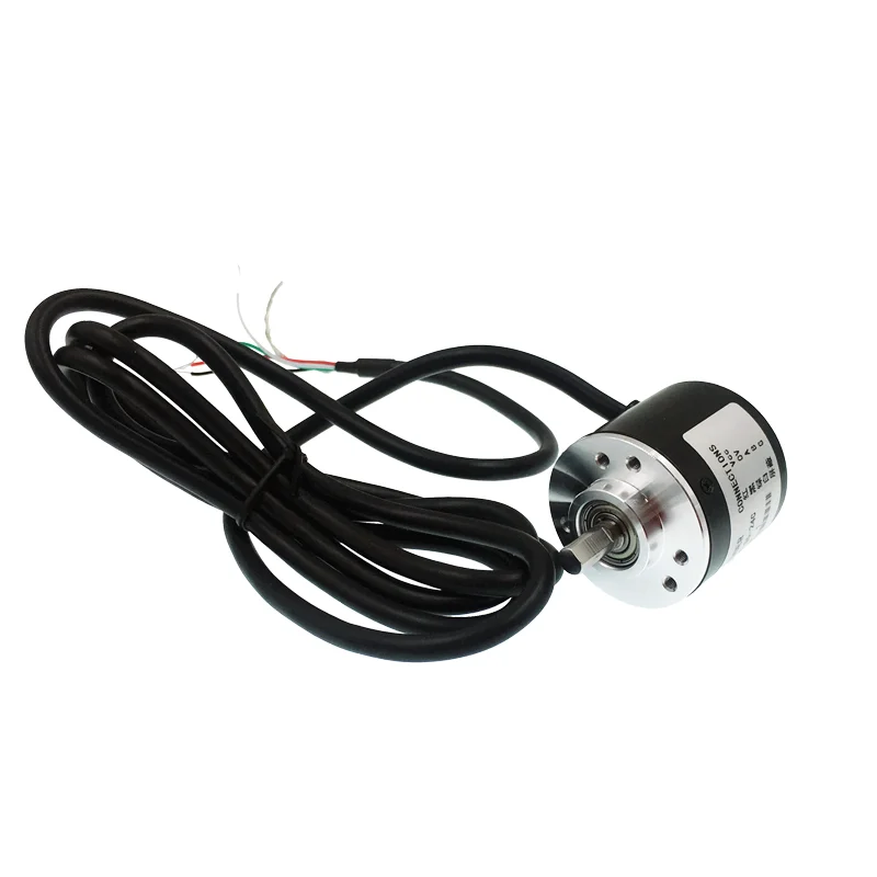 LPD3806-600BM-G5-24C 600 Pulse Solid Shaft AB Phase Incremental Photoelectric Rotary Encoder Line length 1.5M