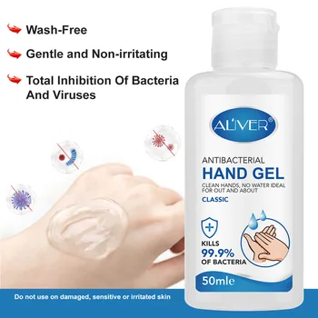 

75% ALCOHOL Hand GEL Contains Disposable Wash 99.9% KILLS BACTERIA