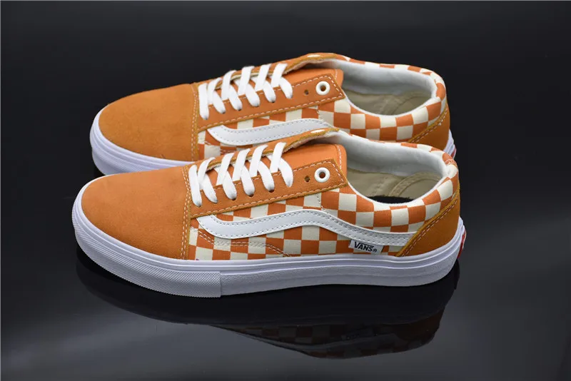 Мужские и женские Кроссовки VANS OFF THE WALL CHECKERBOARD OLD SKOOL PRO кроссовки для бега