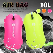 10 л двойной подушки безопасности утолщенный надувной мешок для Плавания Надувной круг анти-храп хранения водонепроницаемый ПВХ спасательный круг буй предотвратить Сонни