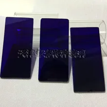 Темно-синее кобальтовое стекло, огнеупорная линза в вращающейся печи цементного завода, кобальтовый синий лист, 50x107 синий лист может быть настроен