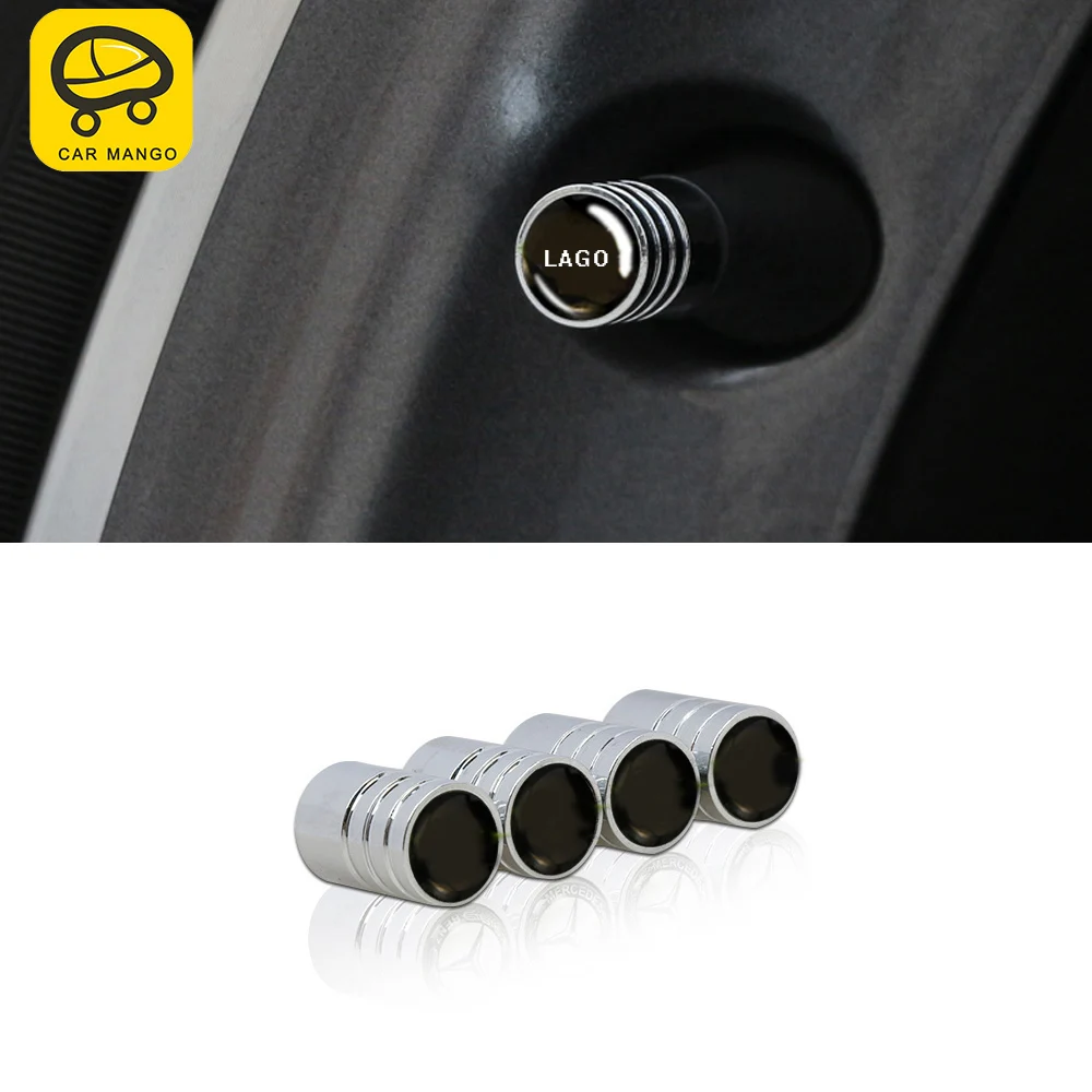 CARMANGO Car Styling Wheel Tire Valve Stem Caps Tyre Air Covers Airtight Accessories for Audi Q3 8U 2016 2017 2018 | Автомобили и