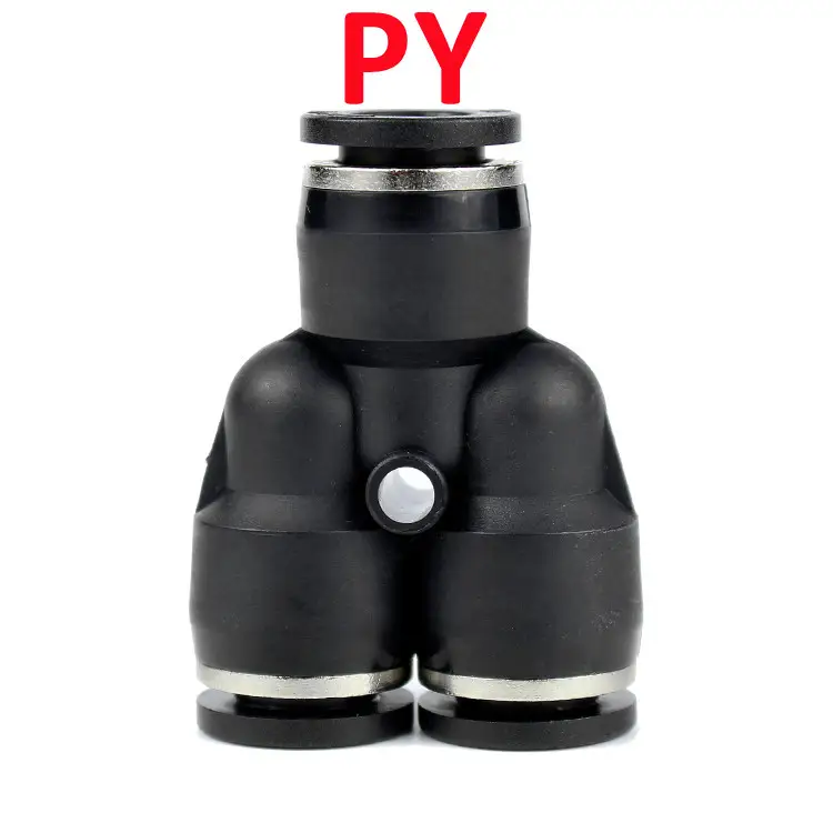 High Quality Black Pneumatic Fitting Pipe Connector Tube Air Quick Fittings 3/4/6/8/10/12/14/16mm PU PY PK PE PV SA HVFF  PZA PM - Image 15