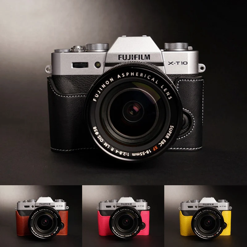 X-T20 для камеры Fuji XT30 X-T30 XT20 XT10 кожаный чехол ручной работы | Электроника
