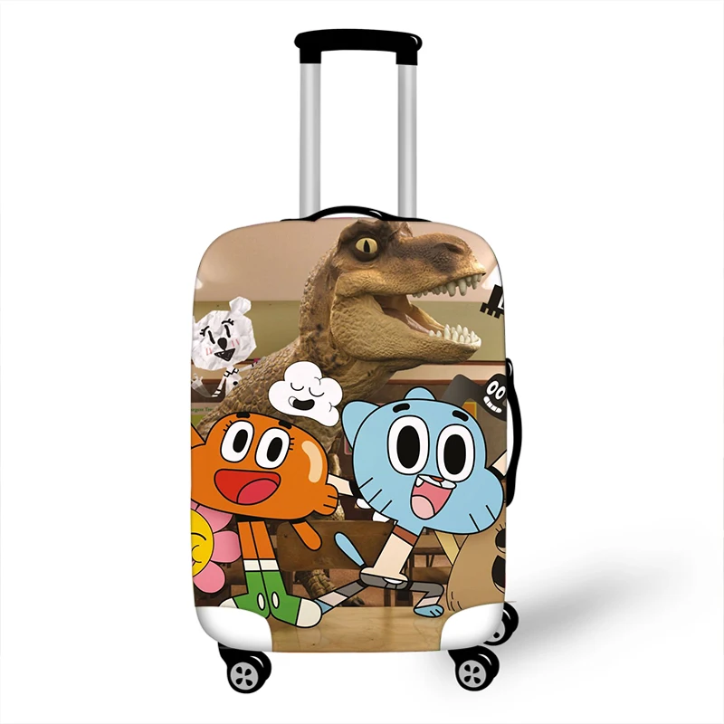 18-32 дюймов удивительный мир Gumball аксессуары багажная Крышка для мальчиков и девочек чемодан защитный чехол эластичная сумка на колесиках - Цвет: 006