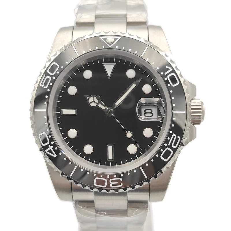 

40mm Men's Black Dial Diver Watch MIYOTA Mov't Sapphire Crystal Homage Solid Stainless Steel