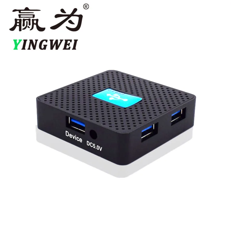 USB 3,0 4-Порты и разъёмы usb-хаб сплиттер адаптер 5 Гбит/с для портативного компьютера ПК супер Скорость usb-хаб