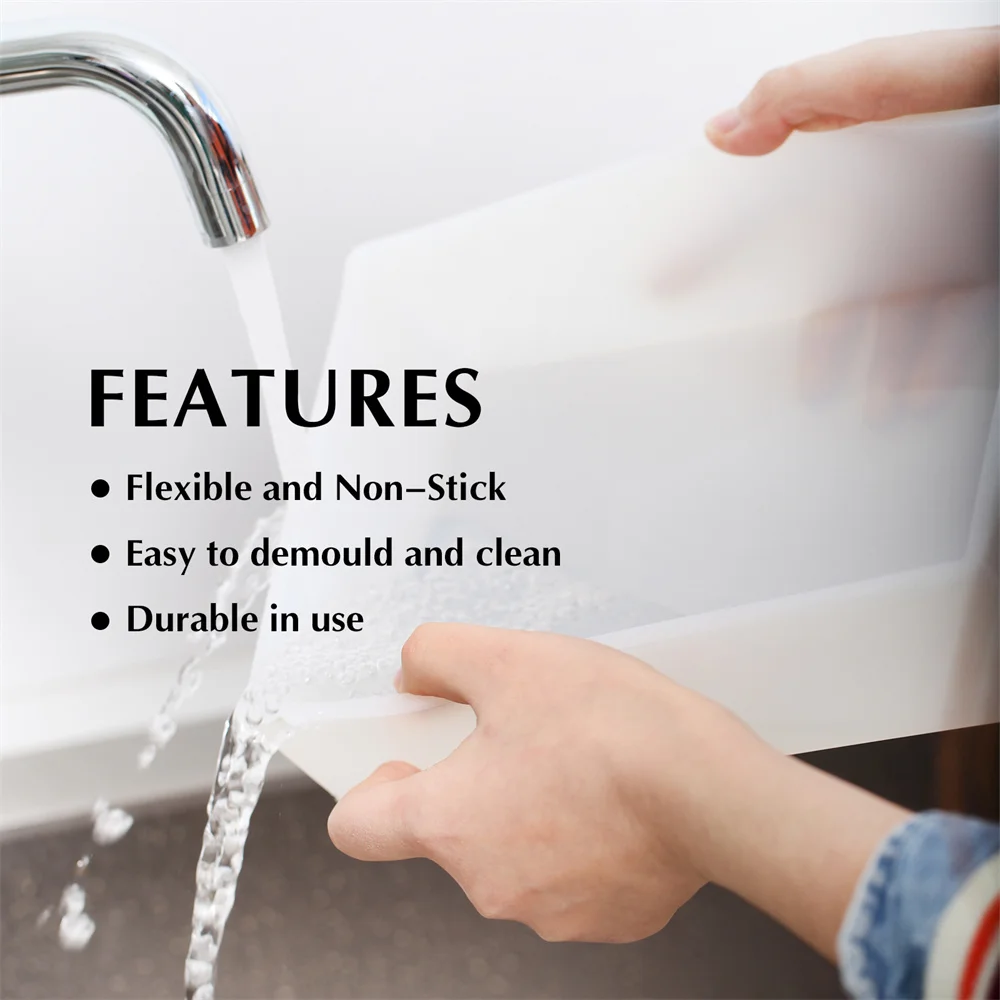 Large Rectangle Silicone Soap Mold Wooden Box Silicone Liner 9 Bar Slab Loaf Soap Making Tool silicone soap molds