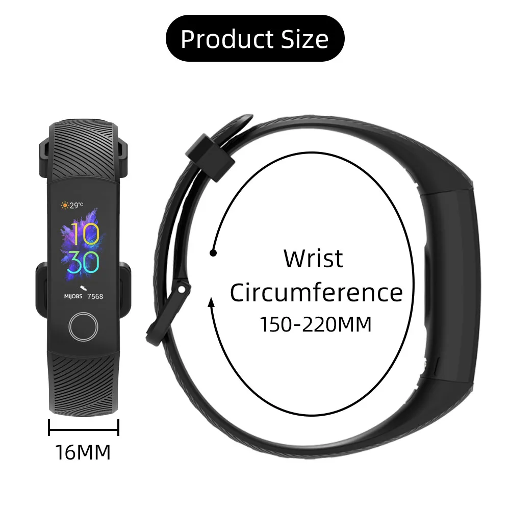 Colorful Translucent Silicone Wrist Strap Bracelet