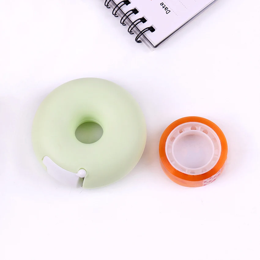 Love Donut канцелярский резак для малярной ленты бумажная васи лента органайзер для хранения ленты диспенсер резак офисные принадлежности 1 шт - Цвет: Doughnut