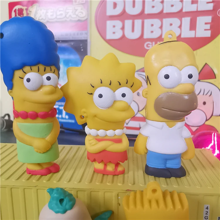 5-6センチメートルsimpsonesアニメ置物かわいいホーマーマージ