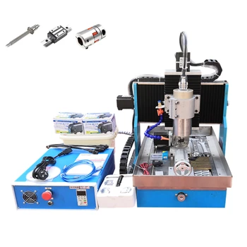 

CNC router 3040L 2200W Metal Engraving Machine linear guideway steel table