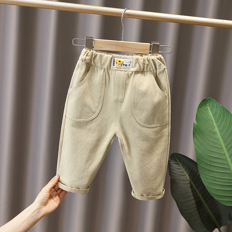 Boys Pants Spring fall kids Outfit casual Trousers For toddler children