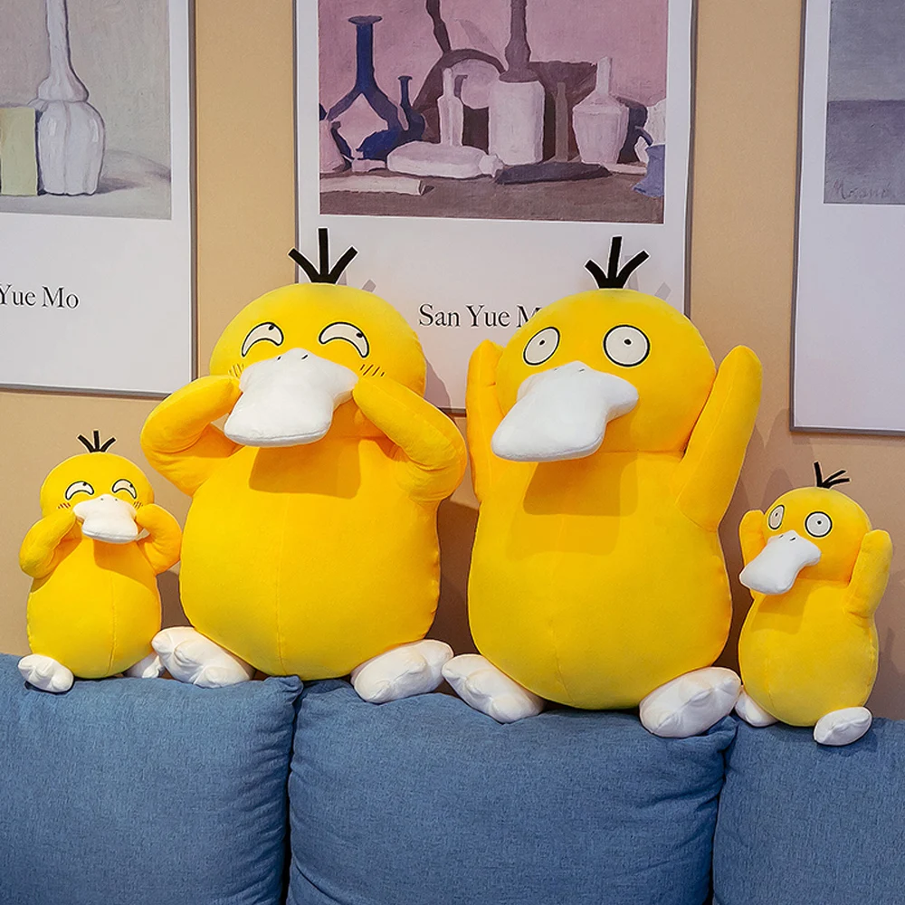 

Cute Soft Plush Psyduck Toy Stuffed Japanese Anime Character Doll Throw Duck Pillow Birthday Christmas Gifts for Kids Girls