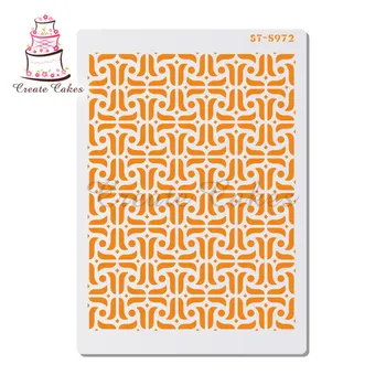 

Irregular Pattern Cookie Stencil Cake Tool Graduate Stencils for Cupcake Decoration Chocolate stencils Cake Decorating Tool