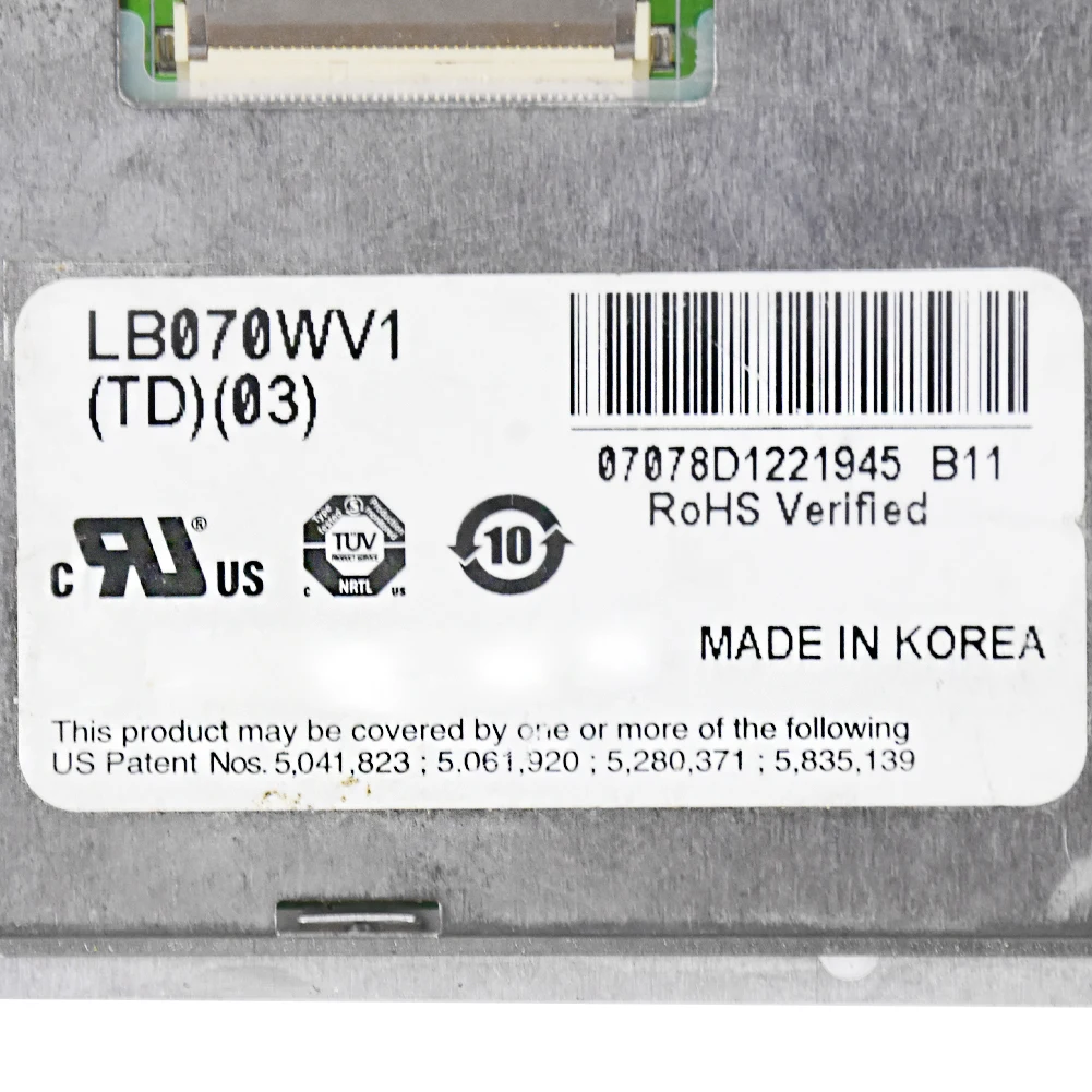 Фото ЖК-экран 7 дюймов для LG Philips LB070WV1 TD 03 LA070WV1-TD03 LA070WV1(TD)(03), панель дисплея 800(RGB)× 480 60 Гц, 40 контактов без касания №4