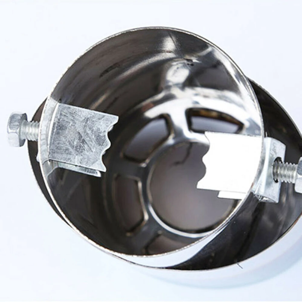 Прочный Синий ID 2,5/60 мм Автомобильная выхлопная труба из нержавеющей стали глушитель наконечник хвоста 1 шт