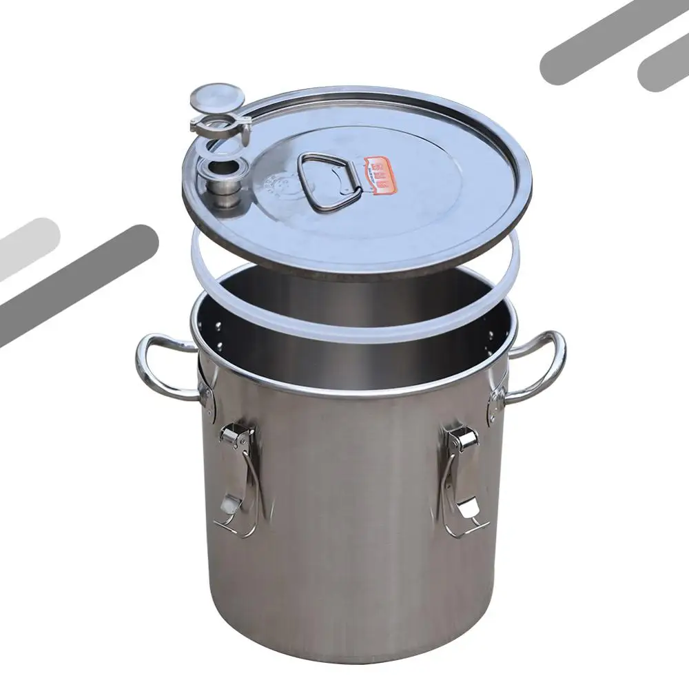 New 304 double bottom stainless steel home brewing fermentation sealed