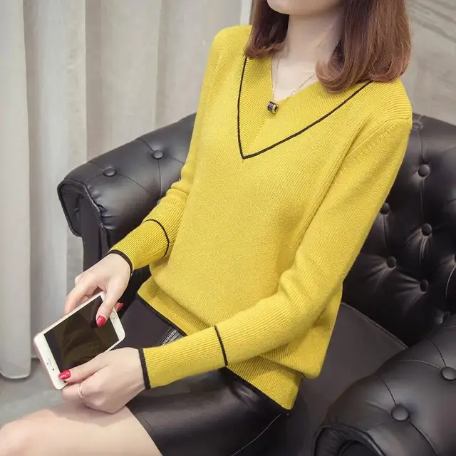 Fy1143 suéter informal para mujer 