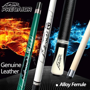 

New Preoaidr RS Pool Cue 10.5/11.5/13mm Tip 4 Pieces In 1Technology Maple Shaft Uni-loc Joint Leather Wrap Billiard Play Cue