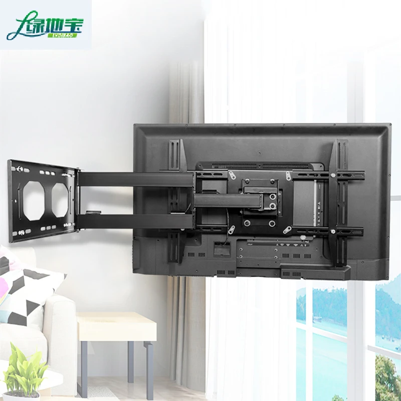 LVDIBAO Full Motion TV wall Mount Bracket Support 32''-70'' LCD LED TV  Screen Stronger Stable Large Bracket Load up to 80kg