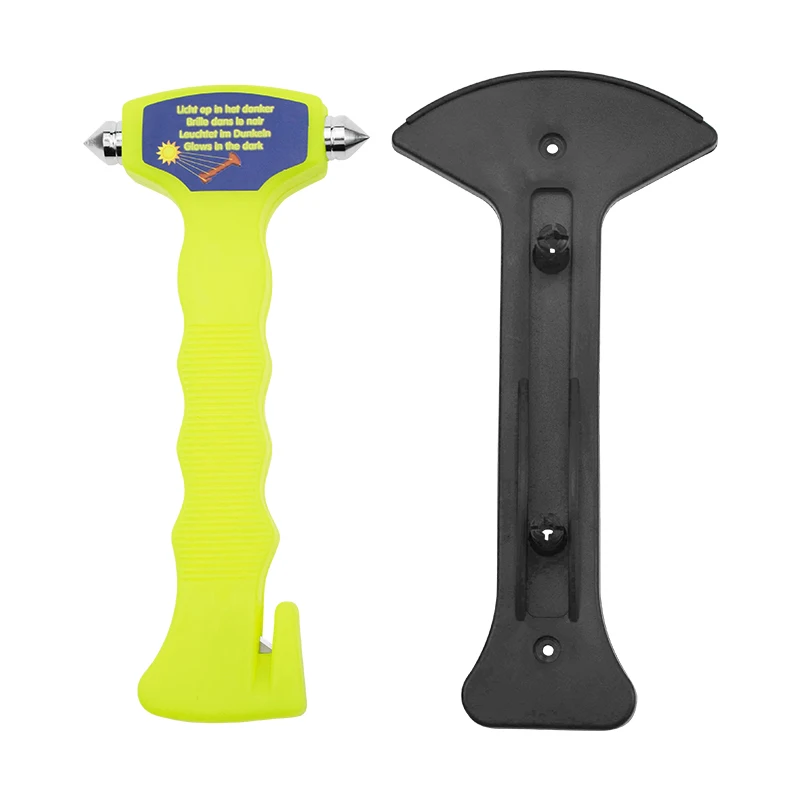 

Emergency Safety Escape Hammer Car Window Glass Breaker Seat Belt Cutter Tool Luminous emergency hammer for vehicles