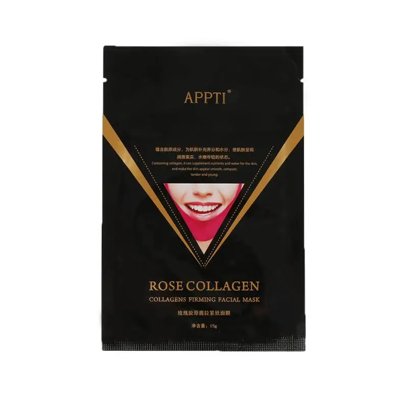 V-Shaped Lifting Facial Neck Mask Eliminate Edema Firming Thin Slimming Bandage Peel-off Mask Skin Care TSLM1