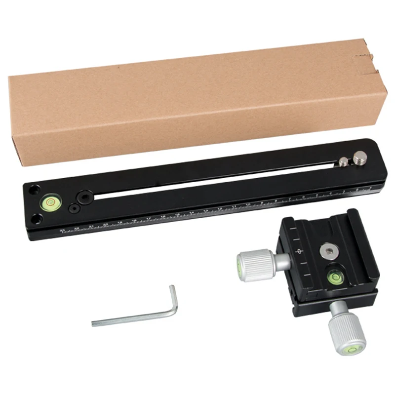 

FFYY-P200 Panoramic Pan/Tilt Telephoto Clip Mount Set Telephoto Lens Mount Camera Quick Mount Plate Holder