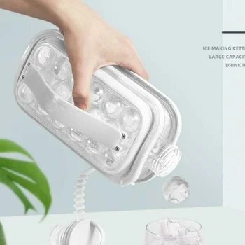 

2 In 1 Foldable Portable Ice Cubes Tray Ice Cubes Maker Storage Cold Kettle Convenient HG99