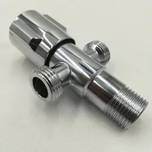 Напрямую от производителя меди в два угла камеры горшок двойной экстрактор воды треугольный клапан трехходовой клапан сантехника Ta