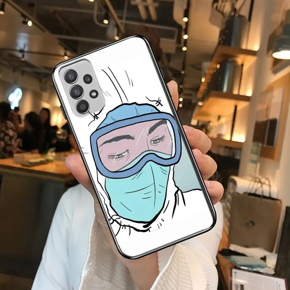 Чехол для телефона с медицинским доктором, корпус для Samsung Galaxy A70, A50, A51, A71, A52, A40, A30, A31, A90, A20E, 5G, a20s, черный корпус, арт Ce (art.: 3920ba5bd52dc) - 3920ba5bd52dc