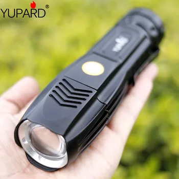 

LED USB Rechargeable Flashlight High power zoom XHP90.2 LED torch 5000 lumens 26650 Battery Outdoor Camping Tactical flashlight