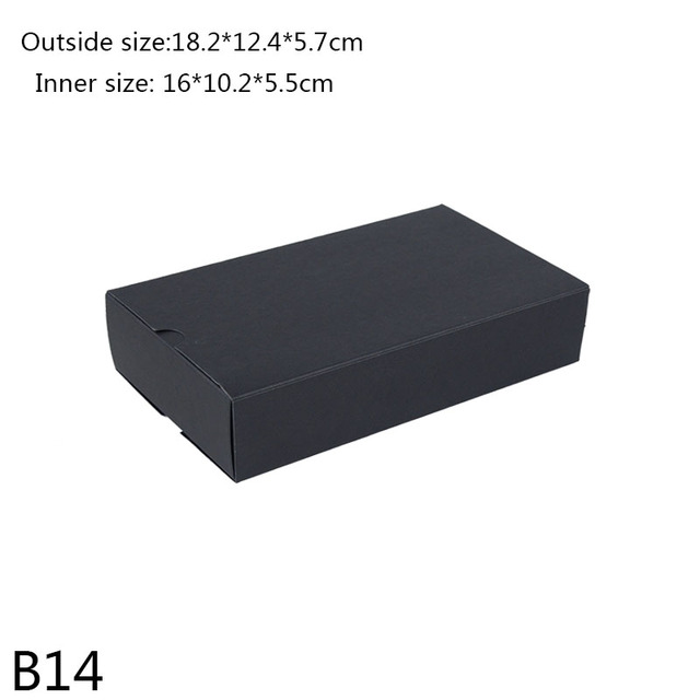 Black White Kraft Paper Box Candy Chocolate Storage Jewelry Boxes Wedding Birthday Party Gift Package Suppiles Home Decor