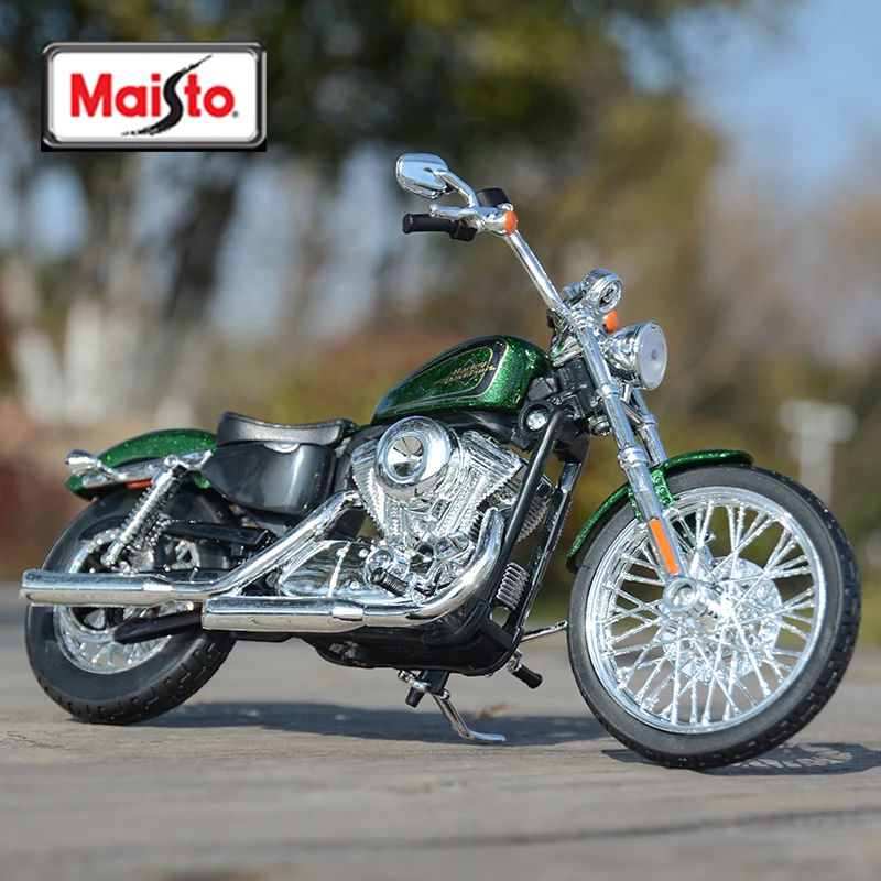 Maisto 1:12 2013 XL 1200V семидесяти два литья под давлением модель мотоцикла Игрушка