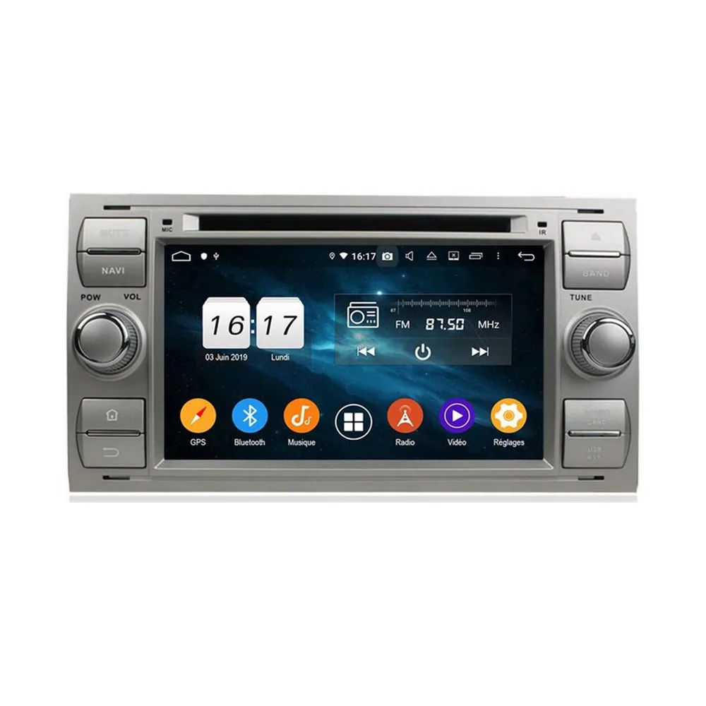 7 &quot2 Din 8 ядер Android 9 0 автомобильное радио для Ford FOCUS Mondeo S MAX C Galaxy Fiesta форма