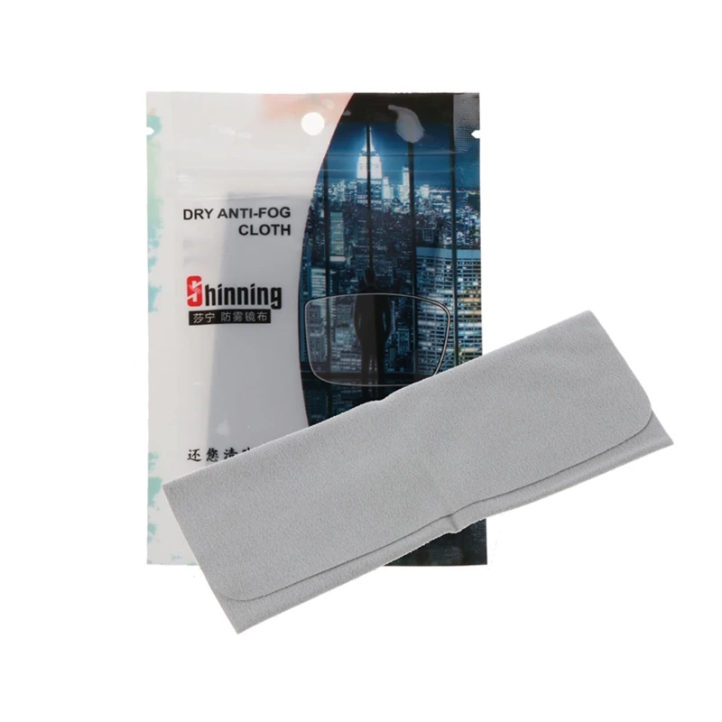 

Men Women Tech Nano Anti Fog Wipe Treatment Reusable Cloth for Glasses Swim Bicyle Goggles Unisex Glasses Lens Cloth Universal