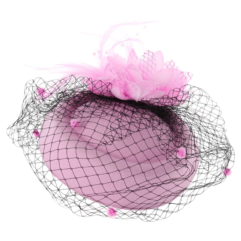 Fashion Hat Fascinators Hair Clip Headband Pillbox Hat Bowler Feather Veil Wedding Party Hair Clip Cocktail Tea Party Headwear Headdress