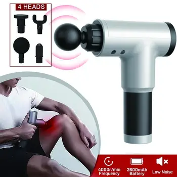 

Massage Gun Percussion Massager Muscle Vibrating Relaxing Deep Therapy Fitness Electric Muscle Massage Gun Body ShapePercussion