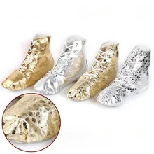 Женские сапоги для танца живота; золотой и серебряный цвета; обувь для джазовых танцев; мягкие танцевальные сапоги с раздельной подошвой; обувь для балета, йоги, танцев; обувь для студии