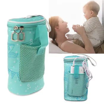 

USB Baby Bottle Warmer Heater Insulated Bag Travel Cup Portable In Car Heaters Drink Warm Milk Thermostat Bag For Feed Newborn